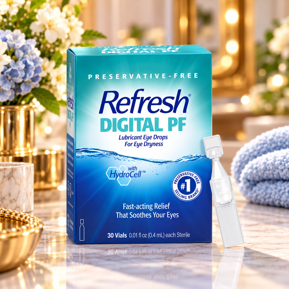 Refresh Digital PF preservative-free eye drop vials